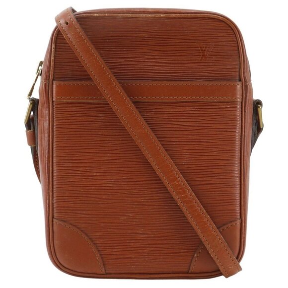 LOUIS VUITTON Dunouve Shoulder Bag vintage Kenya Brown Brown Epi Leather u - Picture 1 of 13
